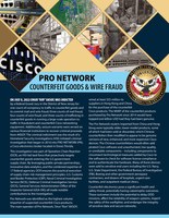 Cisco - Pro Network - Counterfeit Goods and Wire Fraud