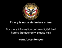 Anti-Piracy Warning