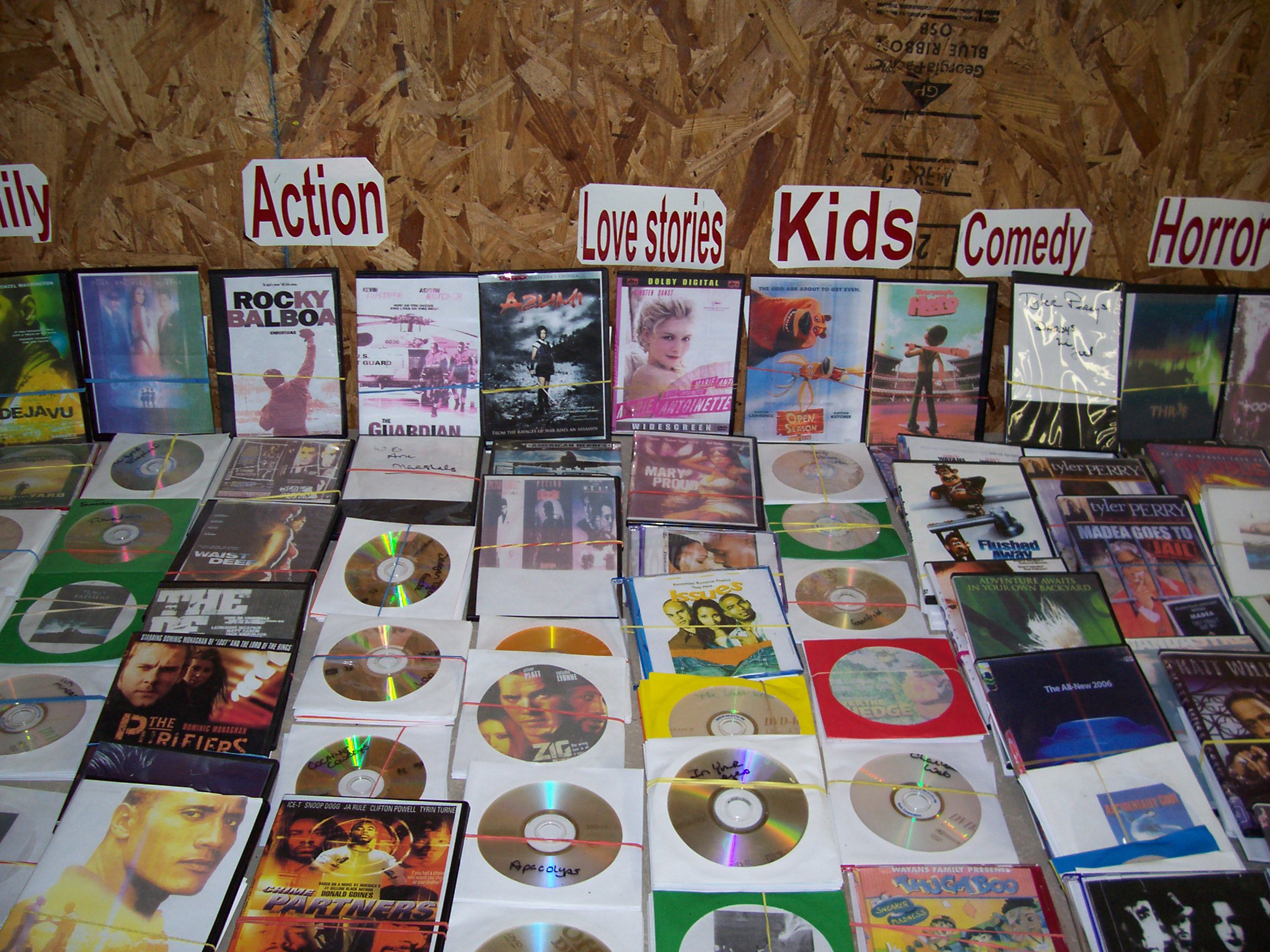 CDs and DVDs