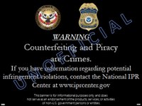 Civil Anti-Counterfeiting and Piracy Banner