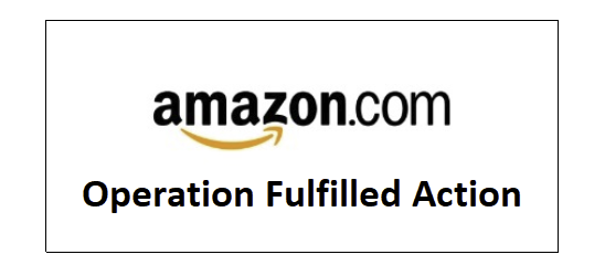 Amazon - Operation Fulfilled Action